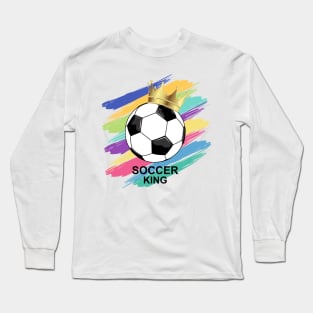 Soccer King - Soccer Ball Long Sleeve T-Shirt